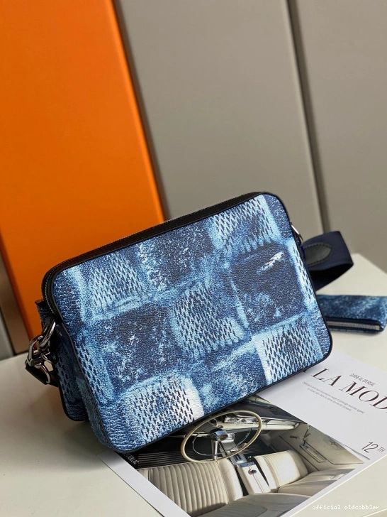 Official oldcobbler TRIO VUITTON MESSENGER LOUIS 0815